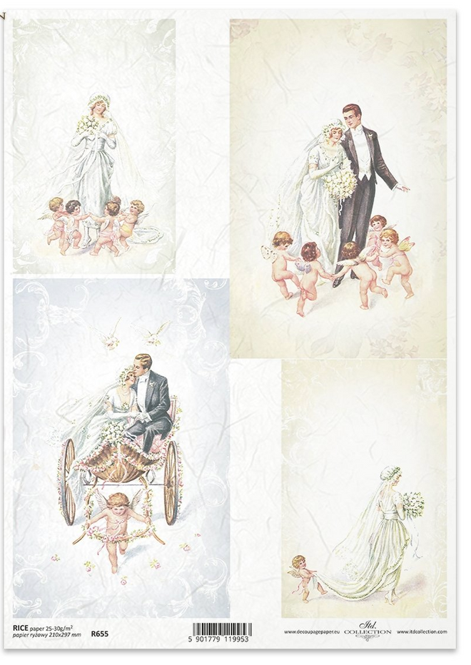 A4 Old World Wedding From ITD Collection R0655