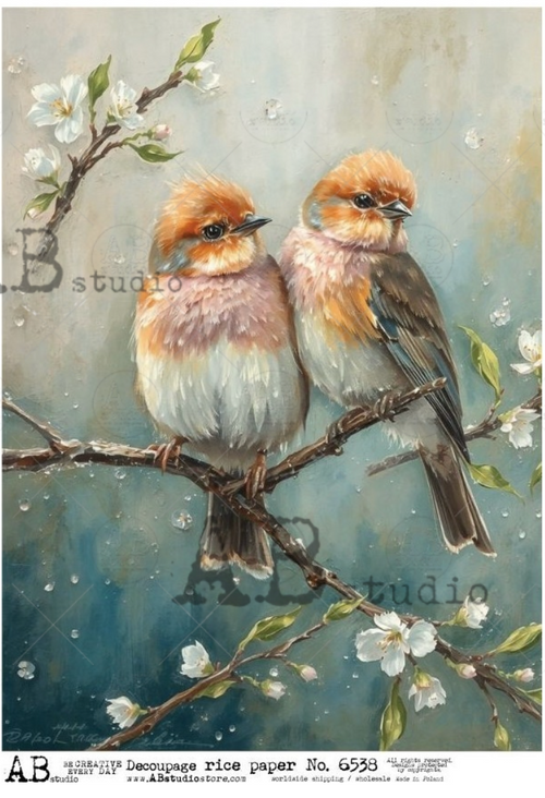 A4 Birds n Blossoms AB Studios 6538