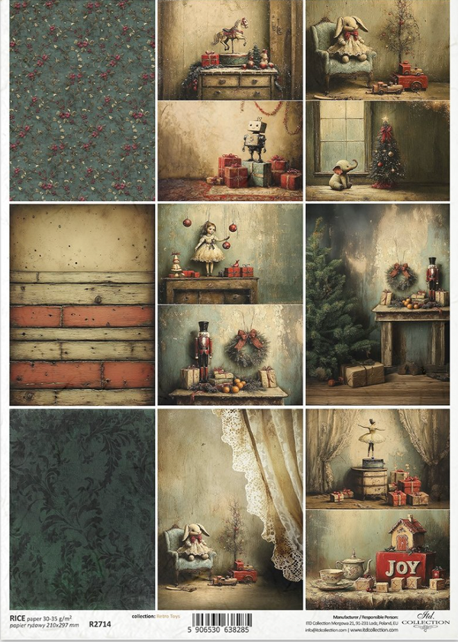 ITD  A4 Christmas Toy Multi Collection R2714