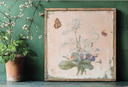 IOD Marche de Fleurs  , Rub on Transfer 12" x16" Pad, 8 pages