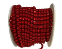 Red Rhinestone Chain – SS6 Crystal Trim (10 Yard Roll)