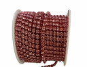 Soft Pink Rhinestone Chain – SS6 Crystal Trim (10 Yard Roll)