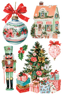 IOD Darling Holiday LIMITED EDITION Rub on Transfer 12" x 8" Pad