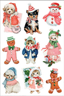 IOD Darling Holiday LIMITED EDITION Rub on Transfer 12" x 8" Pad