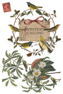 IOD Winter's Calling LIMITED EDITION Rub on Transfer 12" x 8" Pad
