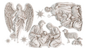 IOD LIMITED EDITION Mould Silent Night, 6" x 10"