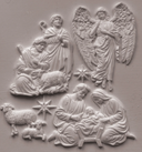 IOD LIMITED EDITION Mould Silent Night, 6" x 10"