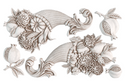 IOD LIMITED EDITION Mould Cornicopias, 6" x 10"