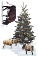 IOD A Cotswold Christmas LIMITED EDITION Rub on Transfer 12" x 8" Pad