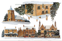 IOD A Cotswold Christmas LIMITED EDITION Rub on Transfer 12" x 8" Pad