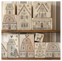 IOD LIMITED EDITION Stamp Gingerbread Lane 12"x 12" Stamp Set