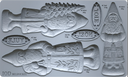 IOD LIMITED EDITION Mould Belsnickel 6" x 10"