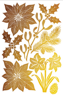 IOD GILDED LIMITED EDITION Gold & Siliver FOIL Transfer Angels Sing, Rub on Transfer 8" x12" Pad