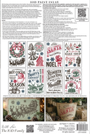 IOD The North Pole Paint Inlays 8" x12" Pad, 8 pages LIMITED EDITION