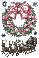 IOD The North Pole Paint Inlays 8" x12" Pad, 8 pages LIMITED EDITION