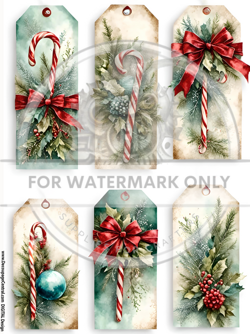 DIGITAL COLLECTION: The Christmas Tag Collection : 42 gift tags!  Instant Download