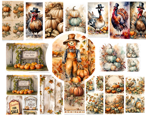 A4 Fall Bundle: 14 Fall Designs in one click!