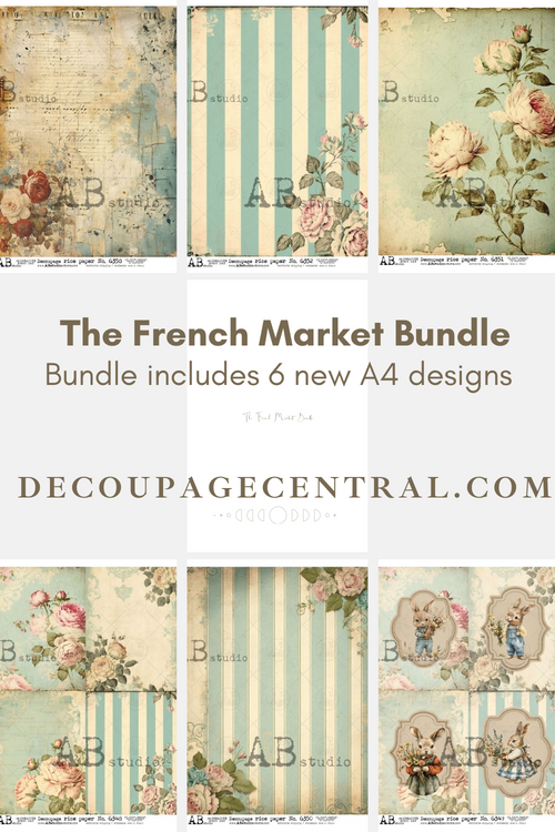 The French Market Bundle: 6 A4 designs in one click