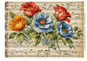 A3 Blossom Melody Rice Paper DC5019 - Decoupage Central