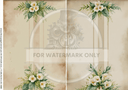 A3 Easter Linen Stripe Duo Rice Paper DC5080 - Decoupage Central