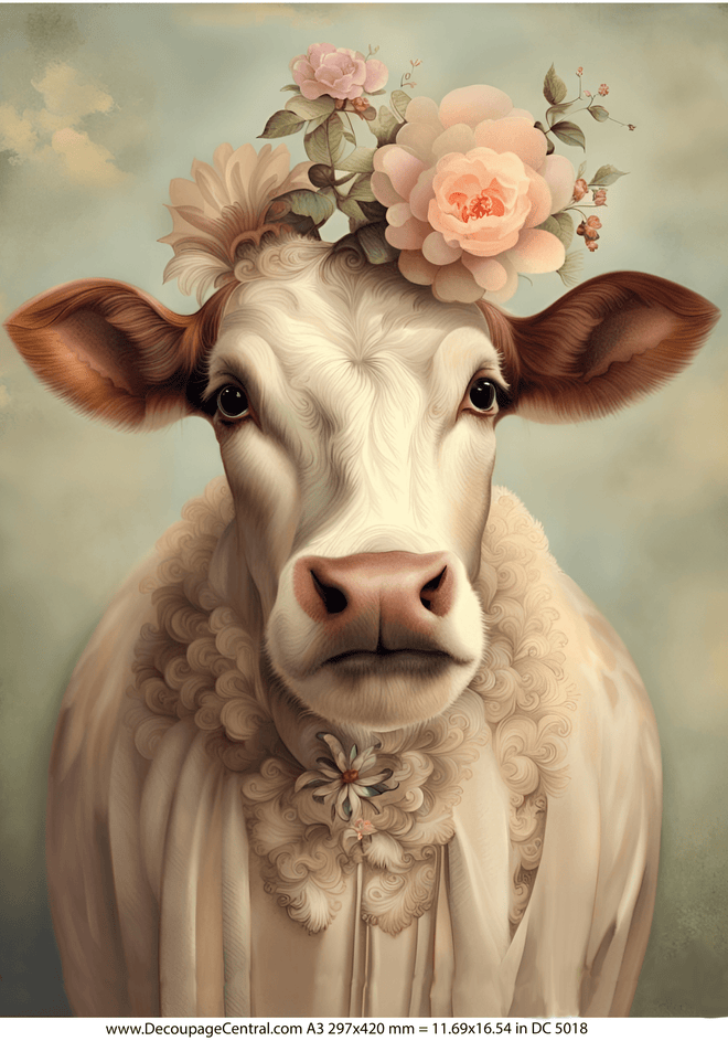 A3 Isn't She Lovely Rice Paper DC5018 - Decoupage Central