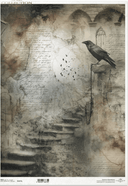 A3 ITD R1571L The Raven’s Passage Decoupage Paper - Decoupage Central