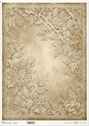 A3 ITD Vintage Floral Lace Background Decoupage Paper R1316L - Decoupage Central