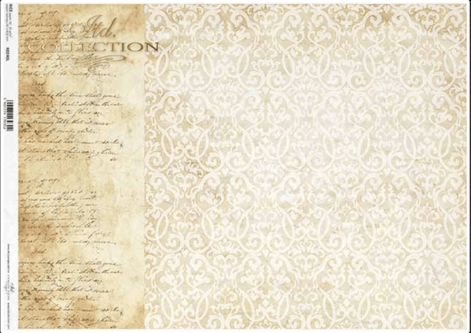 A3 ITD Writing on The Wall Decoupage Paper R0240L - Decoupage Central