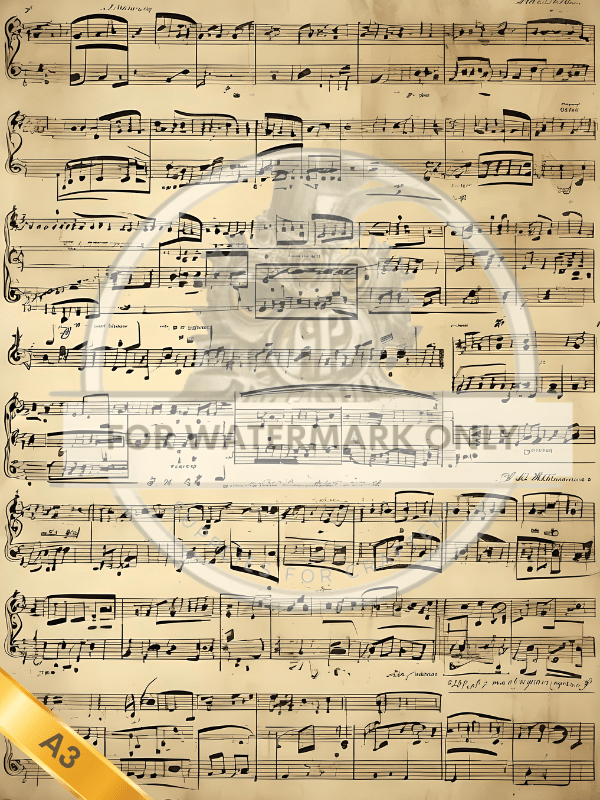 A3 Symphony Rice Paper DC5050 - Decoupage Central