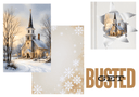 A3 The Chapel Coordinated Collection - One Sheet with two Complimentary Designs Rice Paper DC5062 - Decoupage Central