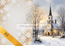 A3 The Chapel Coordinated Collection - One Sheet with two Complimentary Designs Rice Paper DC5062 - Decoupage Central