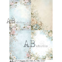 A4 AB Studio 7636 Pastel Garden Frames - Decoupage Central