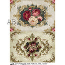 A4 AB Studio 7651 Baroque Garden Medallions - Decoupage Central
