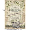 A4 AB Studio 7696 Shabby Garden Cart - Decoupage Central