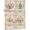 A4 AB Studio 7707 Le Fleur de Provence Collection - Decoupage Central
