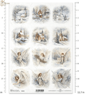 A4 Angels and Churches Multi R2429 - Decoupage Central