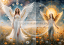 A4 Angels of Spring Duo Rice Paper DC624 - Decoupage Central