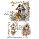 A4 Another Birdhouse Trio AB Studios 7539 - Decoupage Central