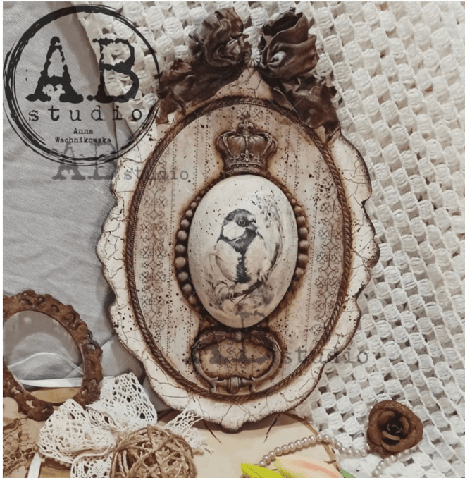 A4 Art Deco Background Rice Paper 1322 - Decoupage Central