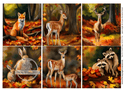 A4 Autumn in the Forest Rice Paper DC128 - Decoupage Central