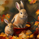 A4 Autumn in the Forest Rice Paper DC128 - Decoupage Central