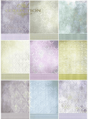 A4 Backgrounds and Borders , ITD Rice Paper R2233 - Decoupage Central