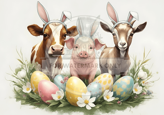 A4 Be The Bunny Rice Paper DC628 - Decoupage Central