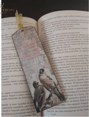 A4 Birds and Roses Parchment Decoupage Paper R0709 - Decoupage Central