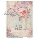 A4 Blooming Grace Milky Valley ID 628 - Decoupage Central