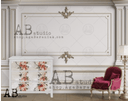 A4 Border Flowers AB StudiosValley 0692 - Decoupage Central