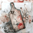 A4 Border Flowers AB StudiosValley 0692 - Decoupage Central