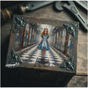 A4 Carte 753 Wonderland Hall of Cards Rice Paper - Decoupage Central