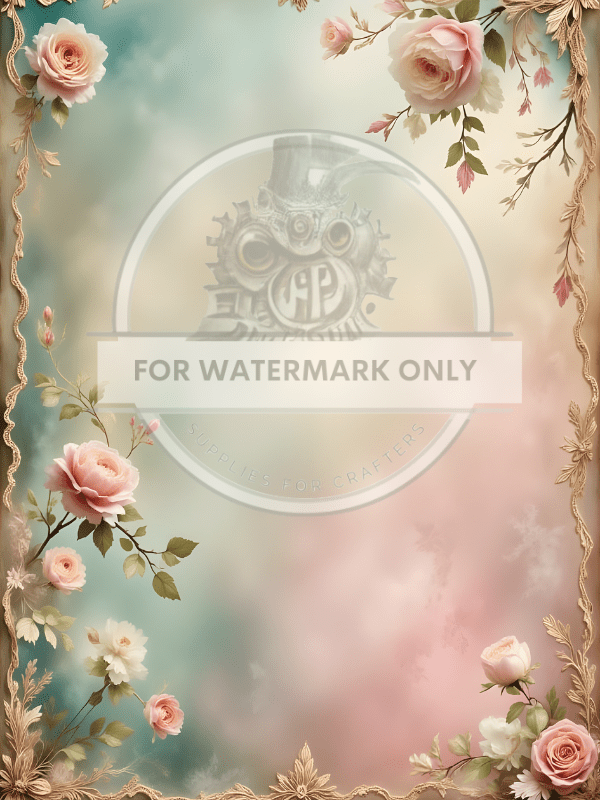 A4 China & Lace Rice Paper Bundle. 4 designs in one click - Decoupage Central