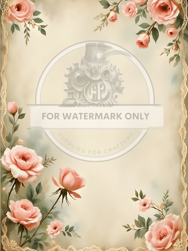 A4 China & Lace Rice Paper Bundle. 4 designs in one click - Decoupage Central